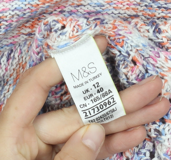Marks and Spencer Women’s Multicoloured Pullover Jumper, Size 12