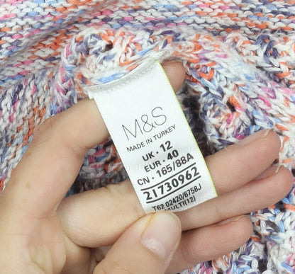 Marks & Spencer Women’s Multicoloured Pullover Jumper, Size 12