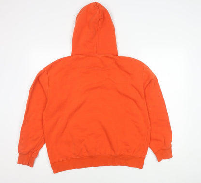 H&M Womens Orange Hoodie Pullover - Size 12