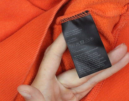 H&M Womens Orange Hoodie Pullover - Size 12