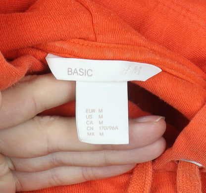 H&M Womens Orange Hoodie Pullover - Size 12
