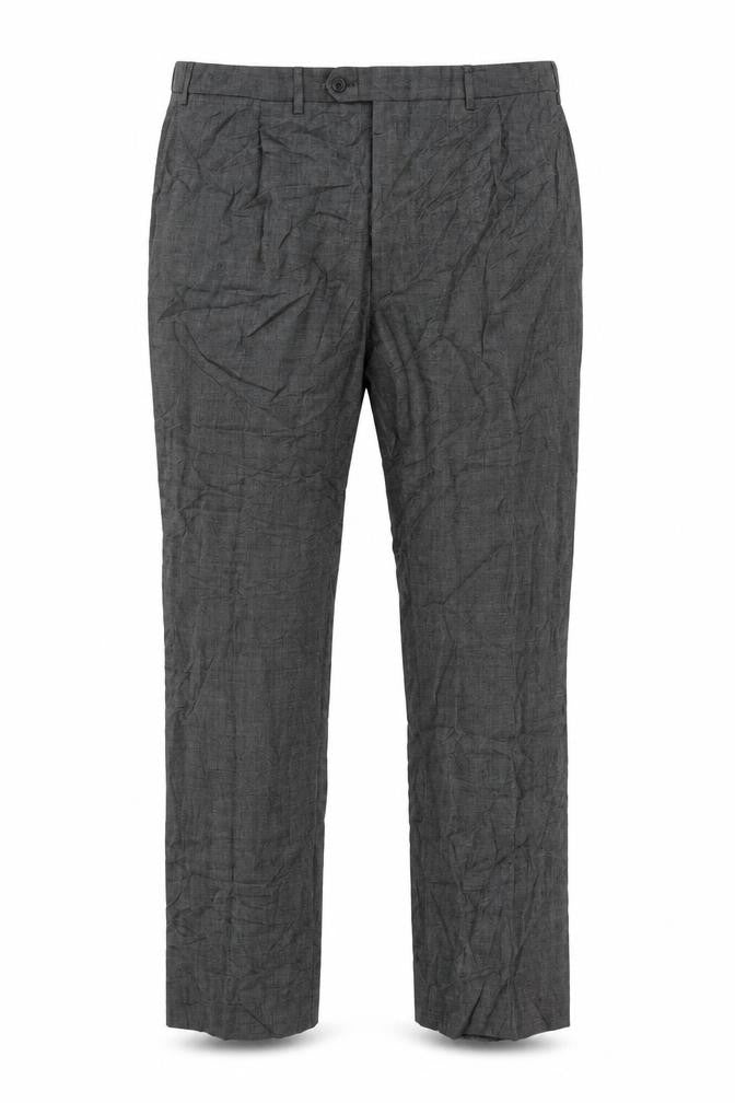 Canali Grey Wool Men's Trousers Size 60
