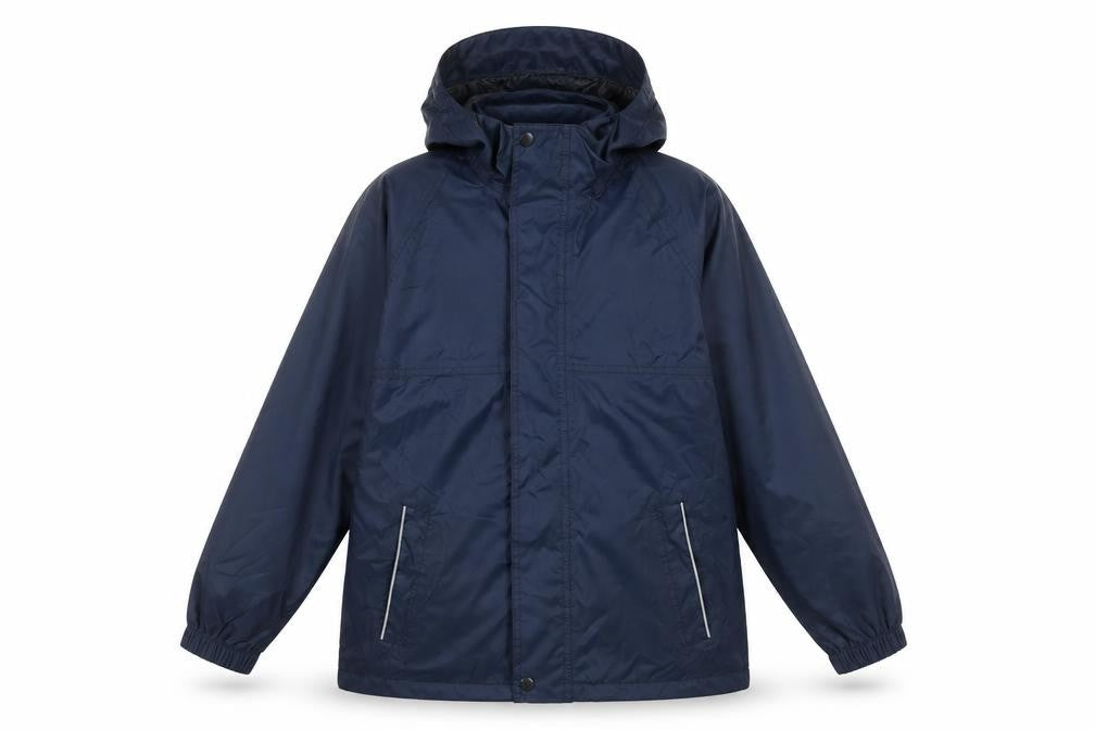 Regatta Boys Blue Rain Coat, Size 9-10 Years, Waterproof