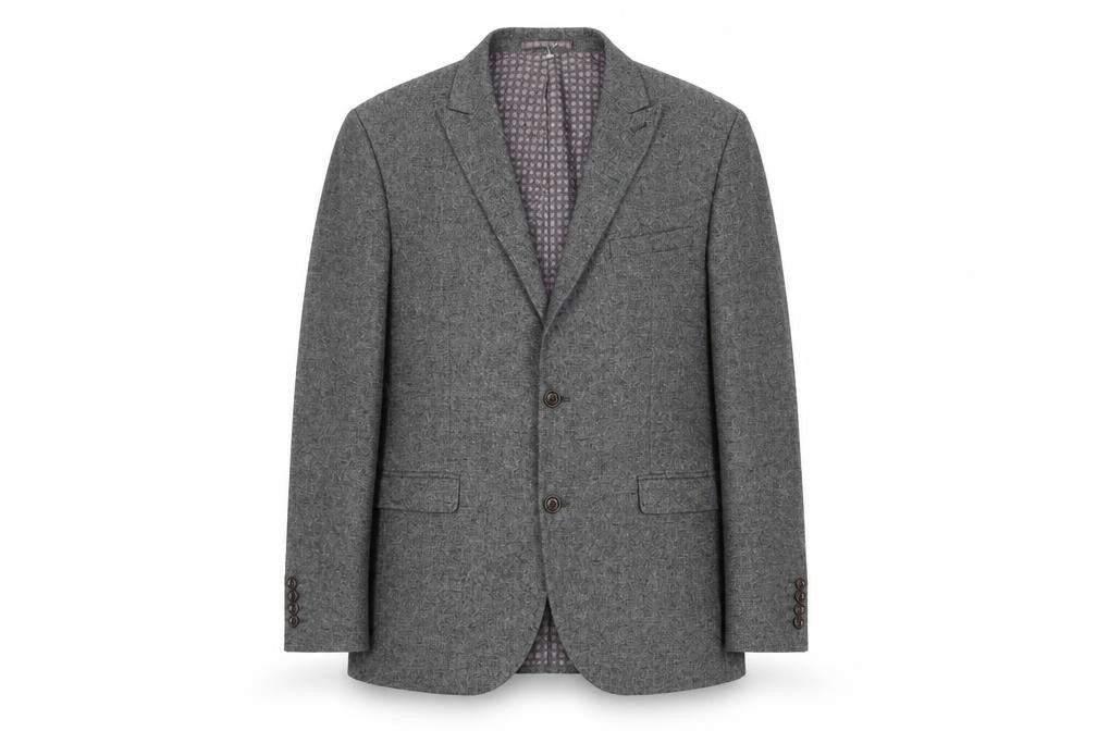 Next Men's Grey Blazer, Size 42, Regular Length