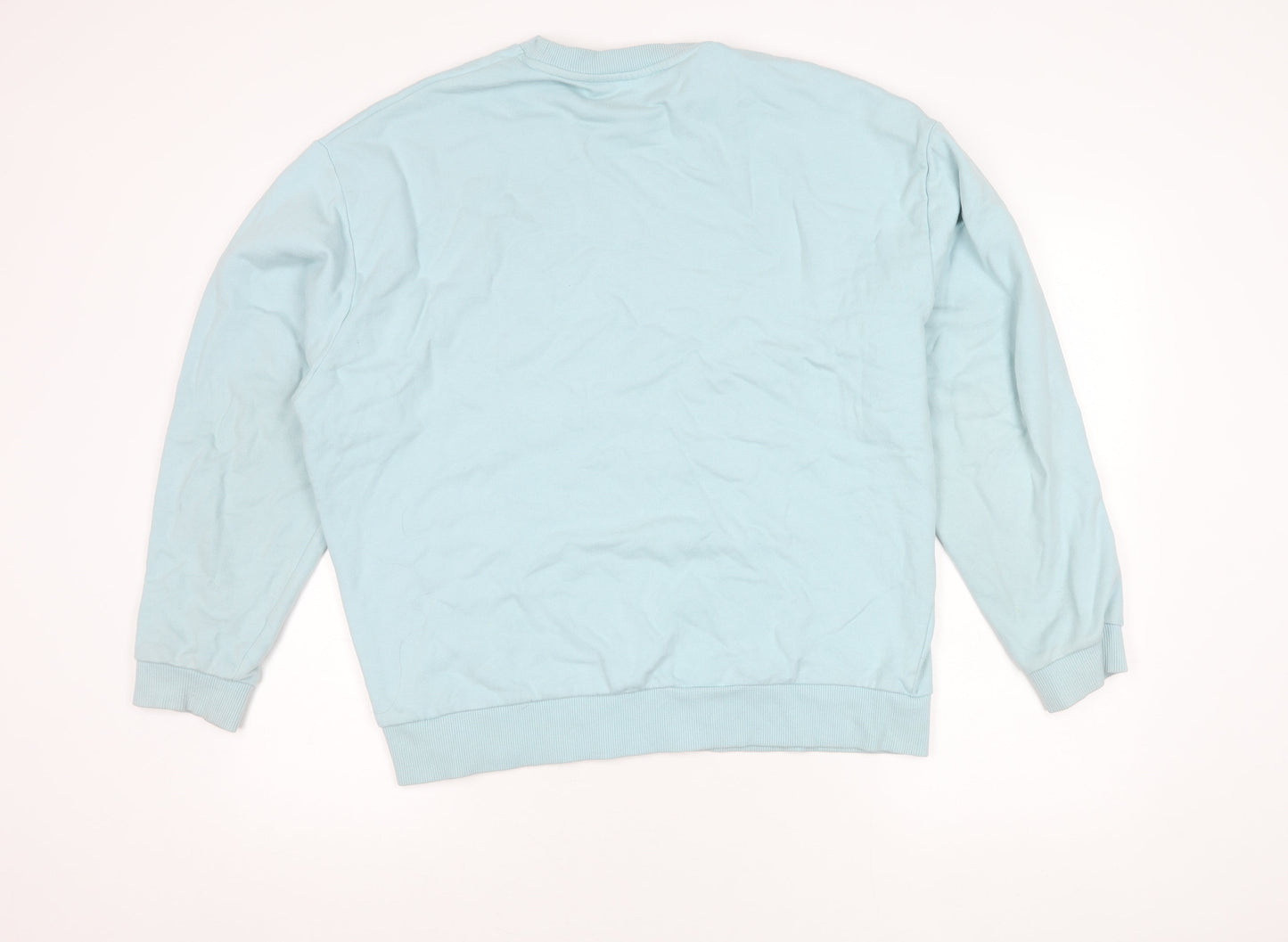 ASOS DESIGN Unisex Blue Pullover Sweatshirt S