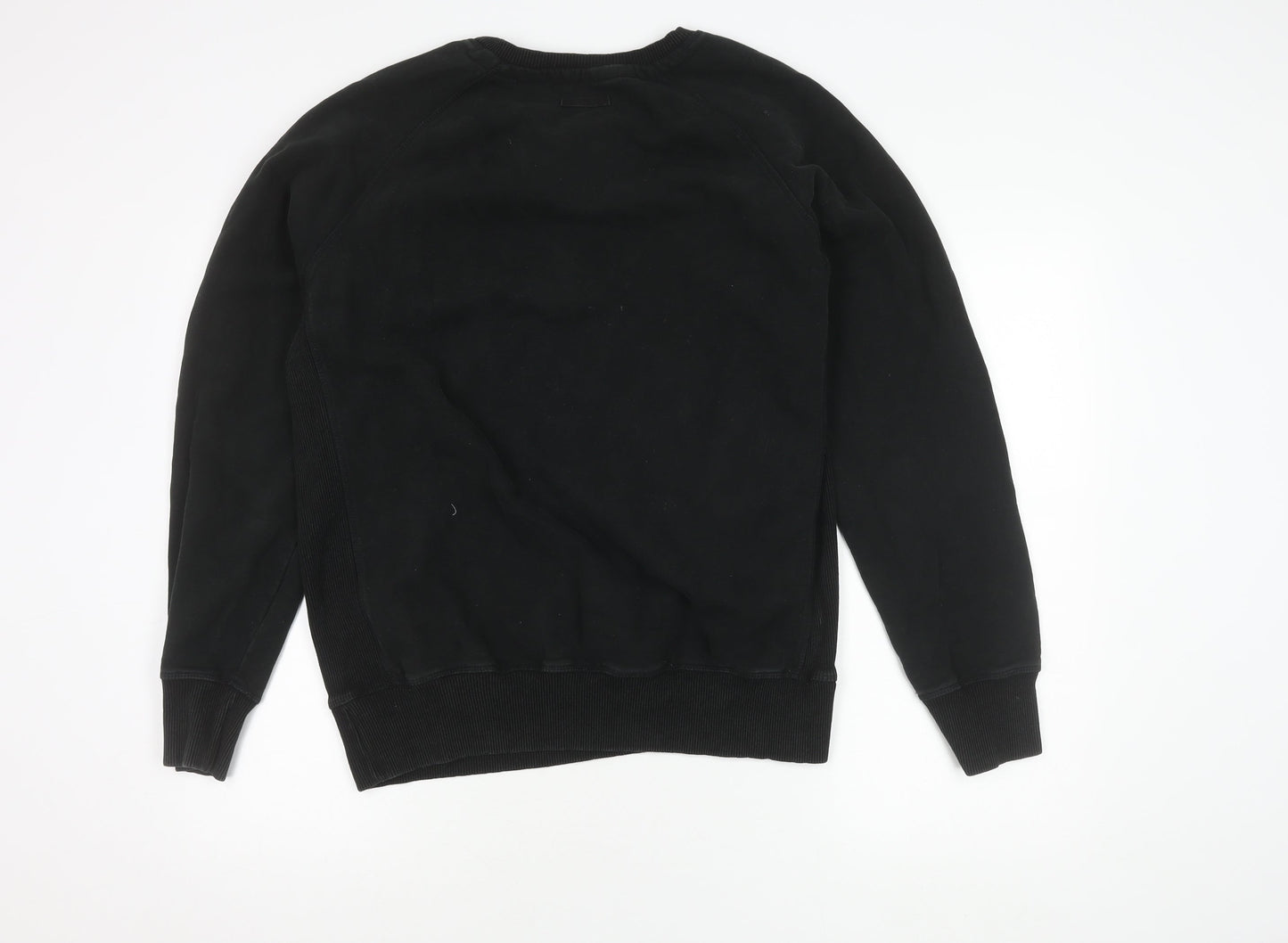 Mantis Unisex Black Graphic Cotton Sweatshirt L