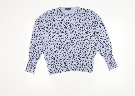 Marks and Spencer Women's Blue Print Jumper UK 16
