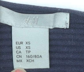 H&M Women's Blue XS Pullover Jumper