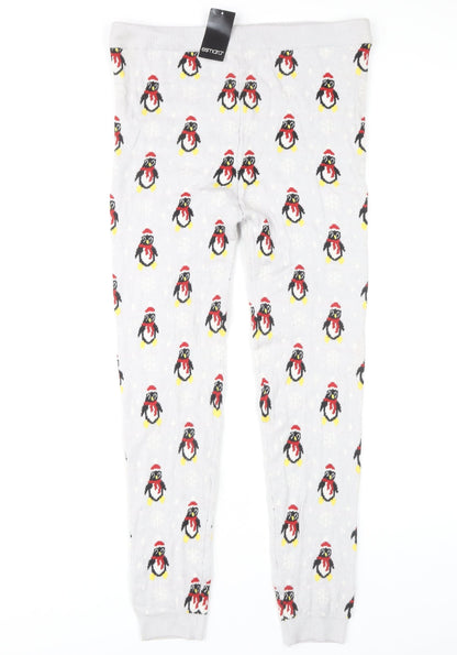 Additional front view of ESMARA Women's Multicoloured Penguin Leggings