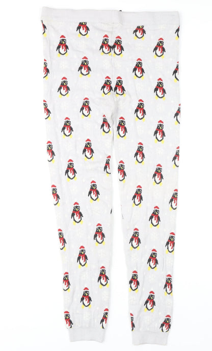 Back view of ESMARA Women's Multicoloured Penguin Leggings