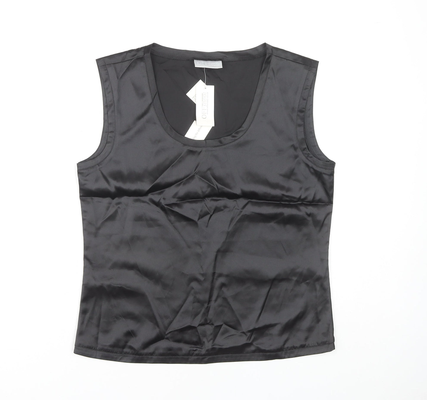 Offshoot Women's Black Tank Top Size 14 Basic Style