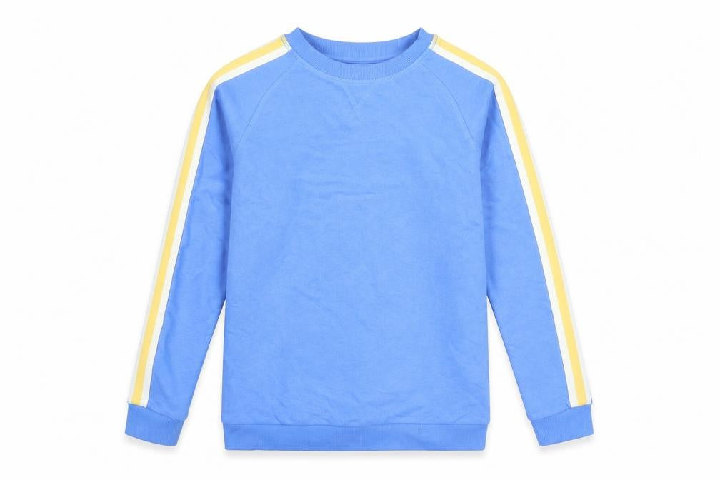 Marks & Spencer Boys Blue Sweatshirt, Size 11 Years, Crew Neck