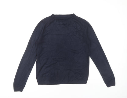 Back view of Marks & Spencer Women’s Black jumper UK 12