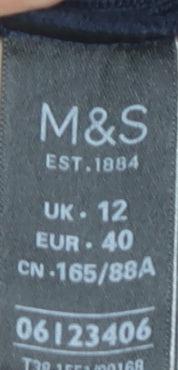 Close-up detail of Marks & Spencer Women’s Black jumper UK 12