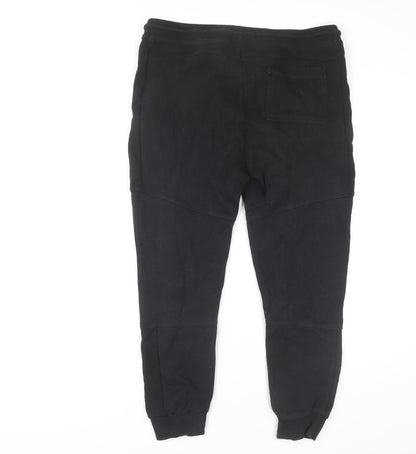 Back view of C&A Men's Black Jogger Trousers, size M