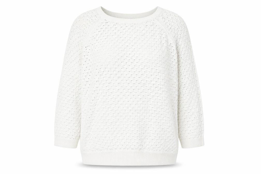 Wallis Women's White Knit Pullover Jumper, Size S