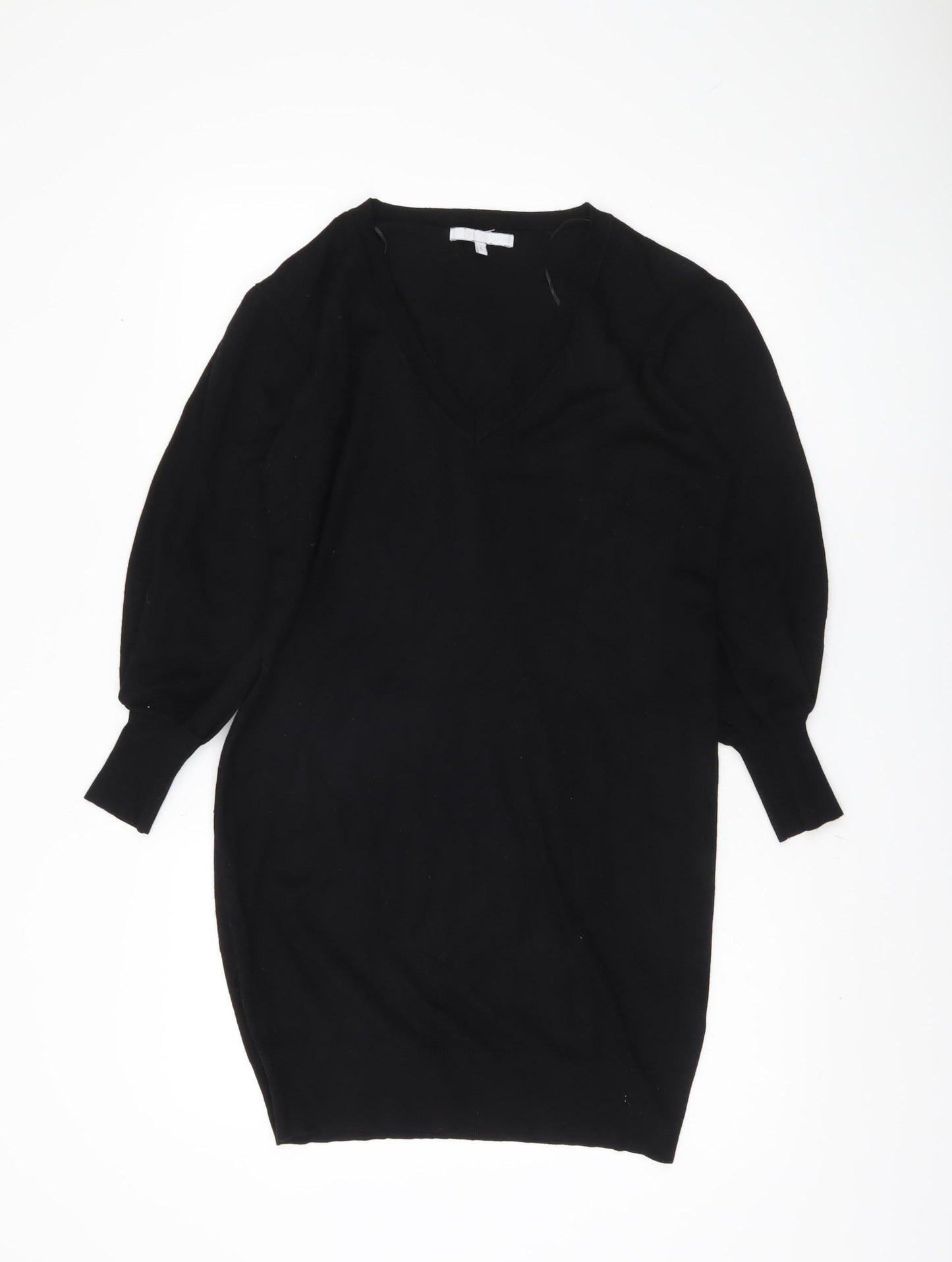 Pebble Bay Women's Black V-Neck Pullover Jumper