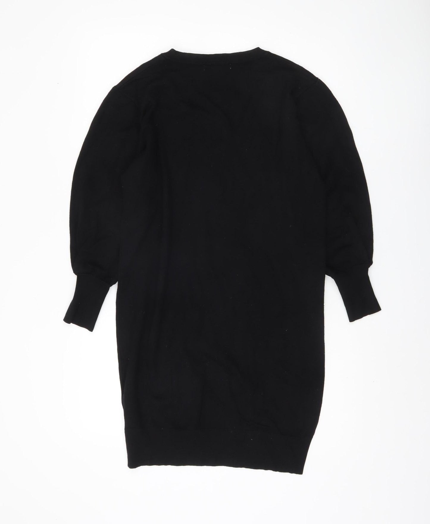 Pebble Bay Women's Black V-Neck Pullover Jumper