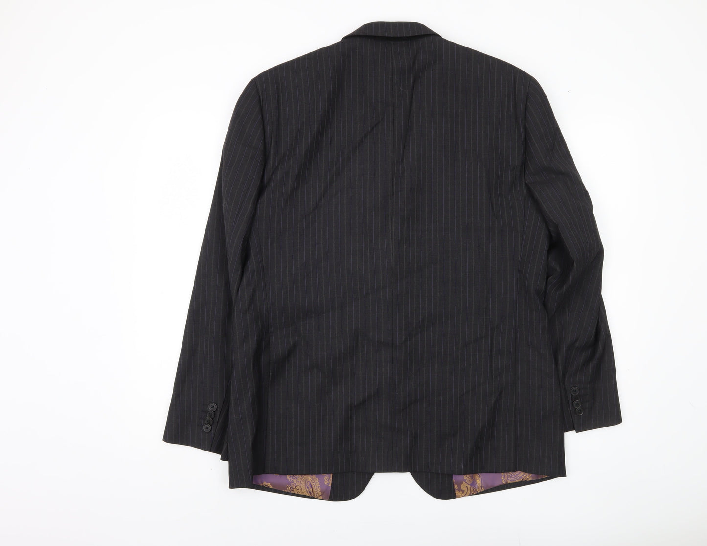 Next Men's Black Stripe Blazer, 42 Short