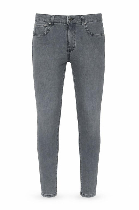 boohooMAN Grey Slim Fit Jeans for Men Size 30