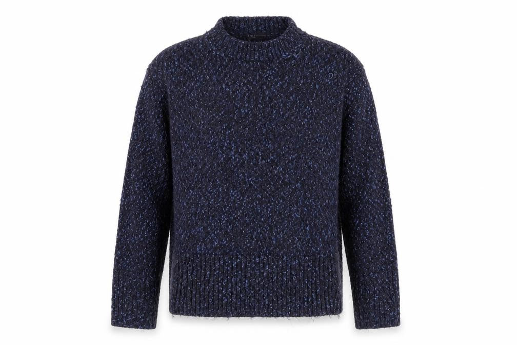 Marks & Spencer Women's Blue Mock Neck Jumper