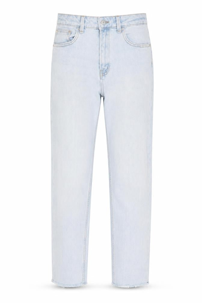 Denim Co. Women's Blue Straight Jeans 12 Regular Fit