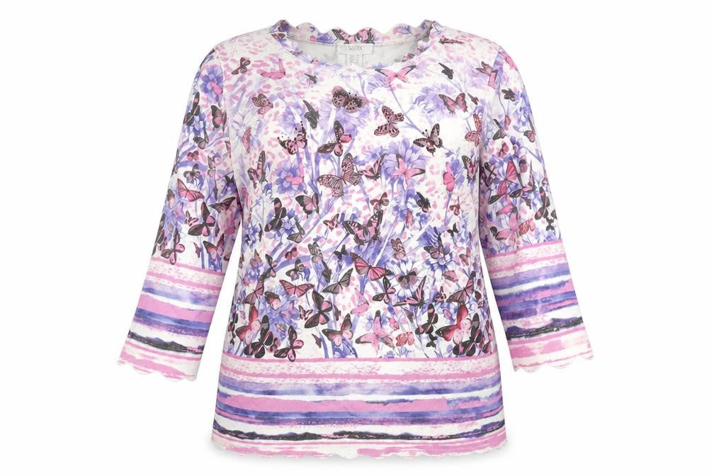 Mona Women's Multicoloured Pullover Jumper Size 16