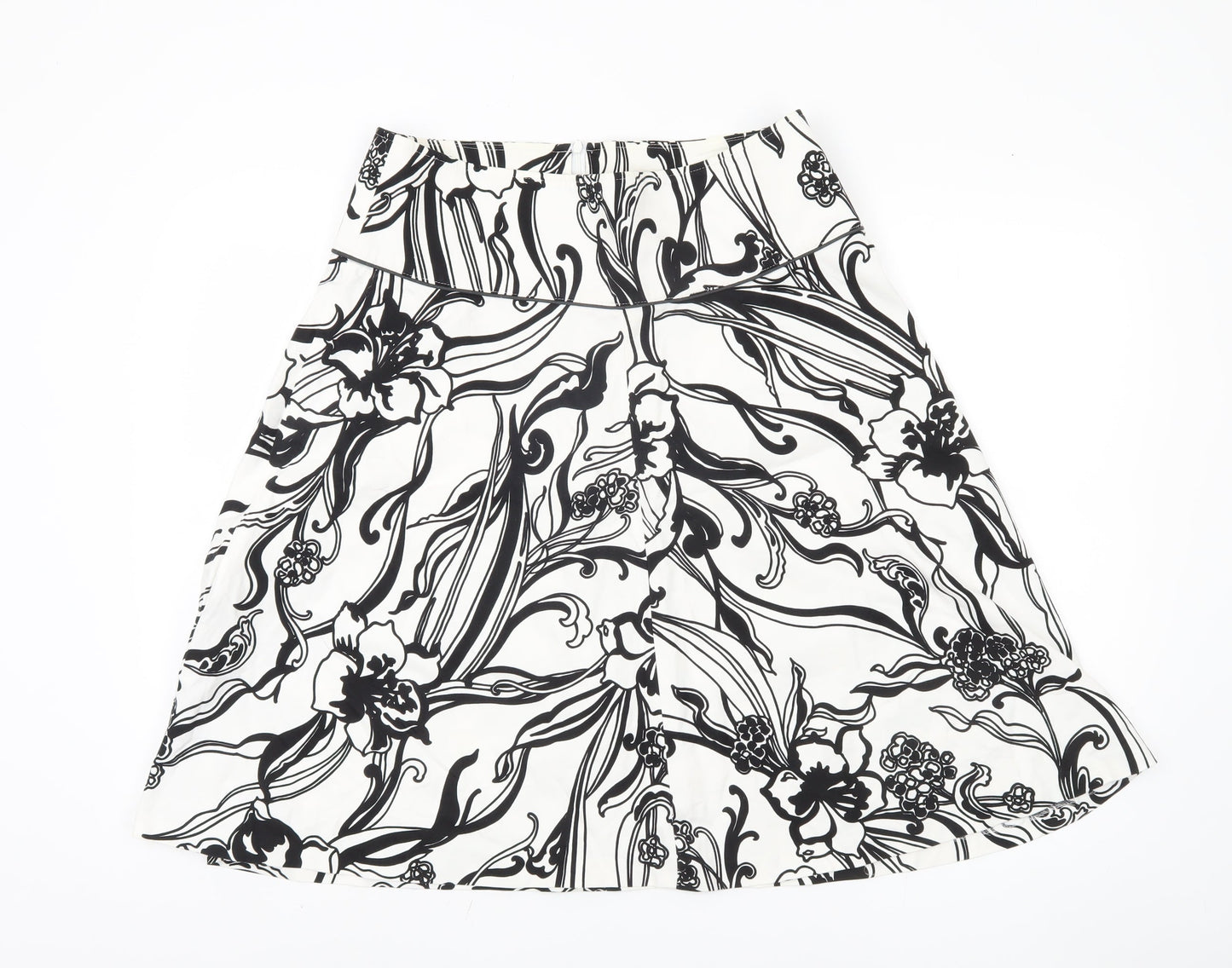 Zara Basic Women's Multicoloured A-Line Skirt L