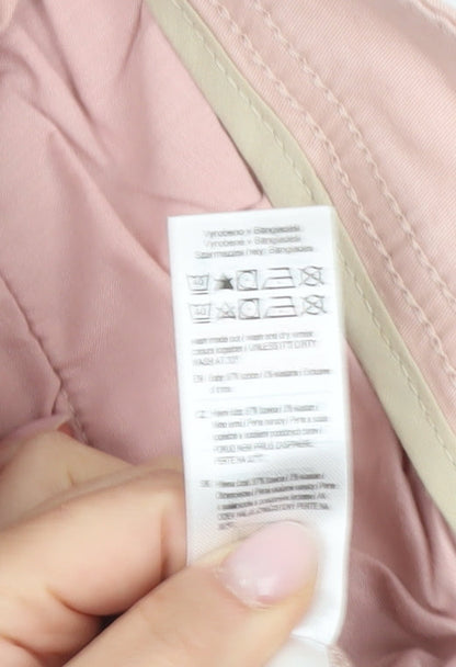 Close-up detail of F&F Women's Pink Chino Trousers, size 10