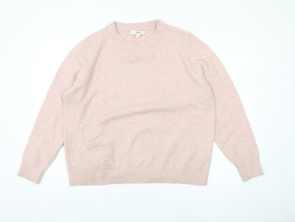 Additional front view of Marks & Spencer Pink Pullover Women's Jumper L