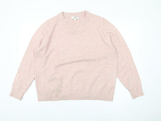 Marks and Spencer Pink Pullover Women's Jumper L