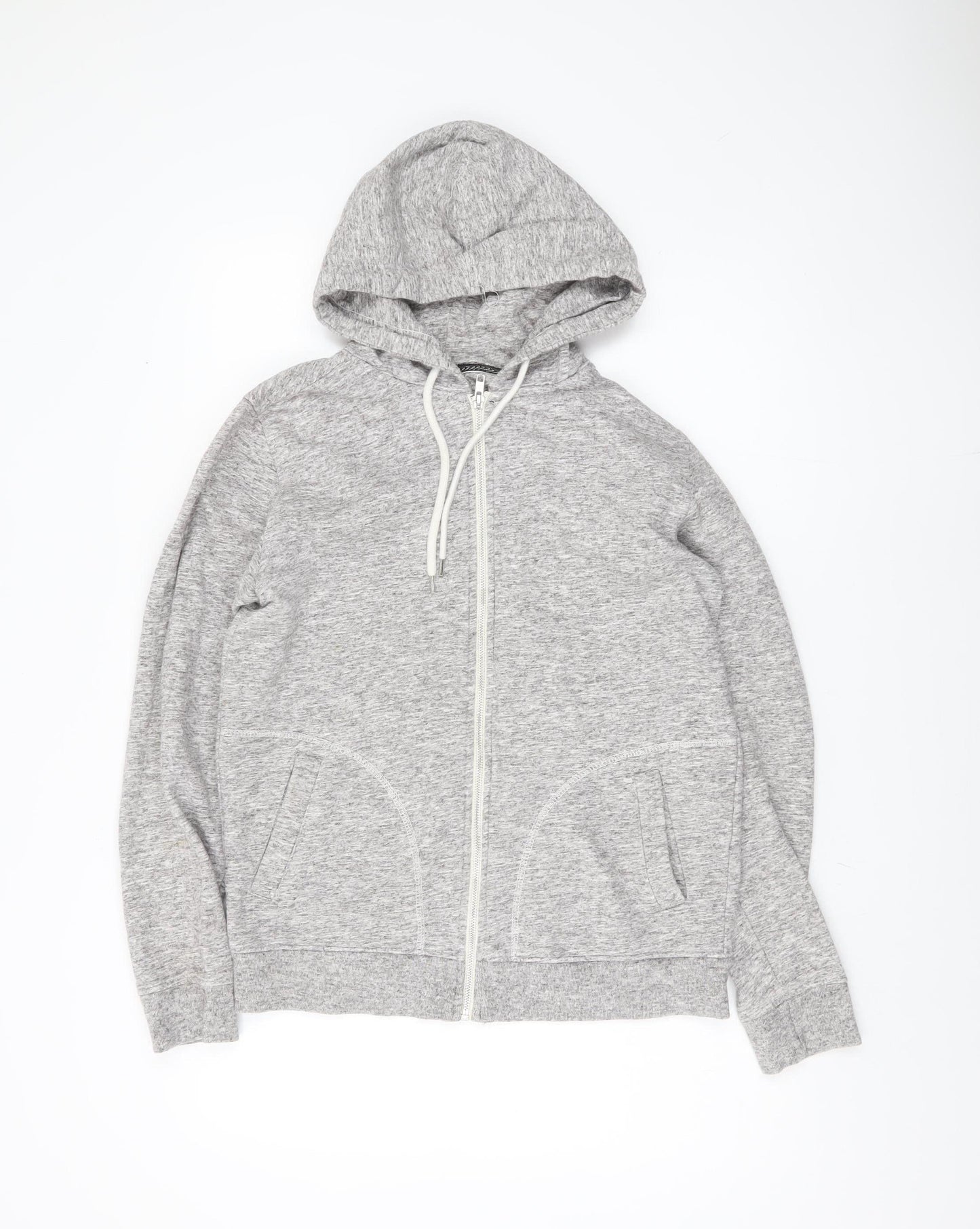 Burton Men's Grey Full Zip Hoodie, M, Regular