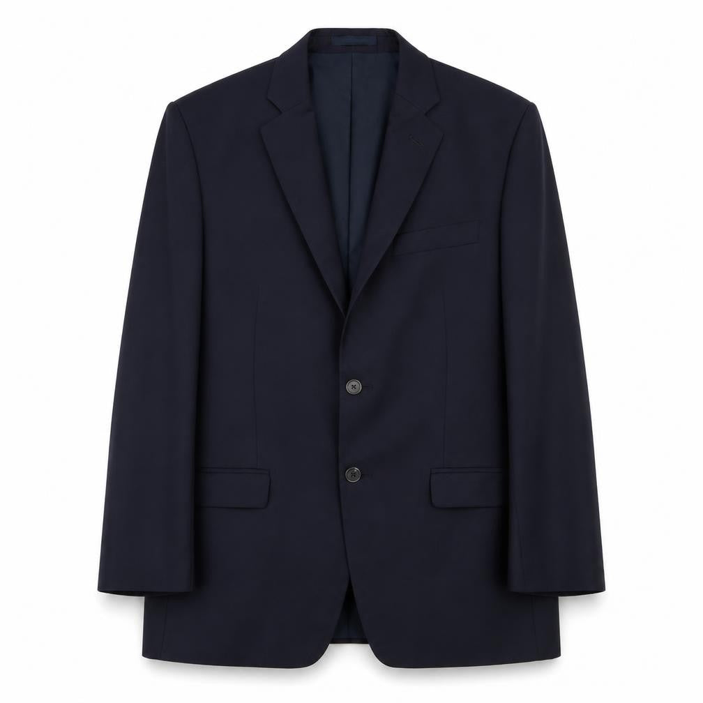 Macy's Men's Blue Wool Blazer - 40R, Formal Wear
