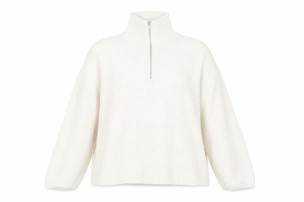 Marks & Spencer Women's White XL Chunky-Knit Pullover
