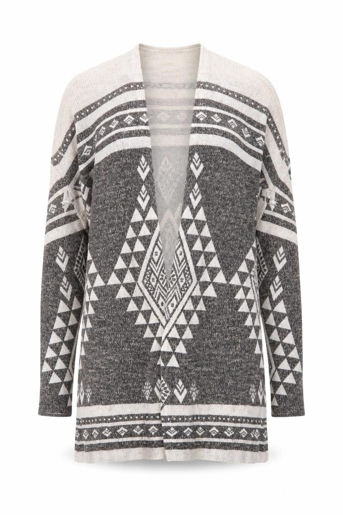Forever 21 Women's Multicoloured Open Front Cardigan S