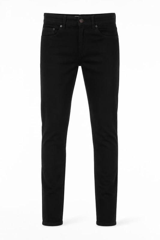 New Look Men Black Skinny Jeans Size 28R with Stretch