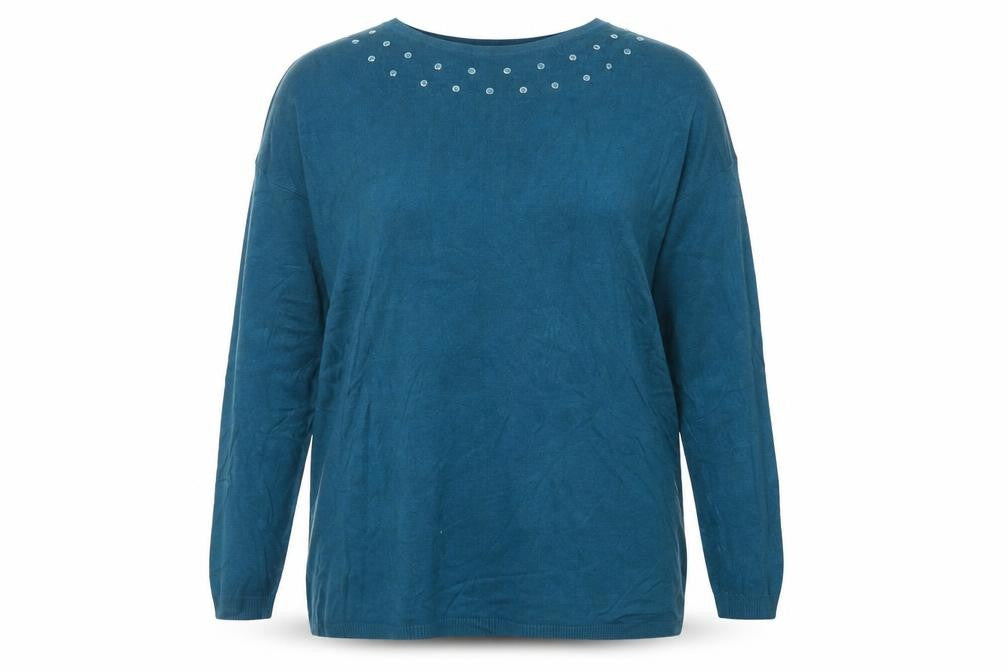 Bonmarché Women's Blue Pullover Jumper Size 14