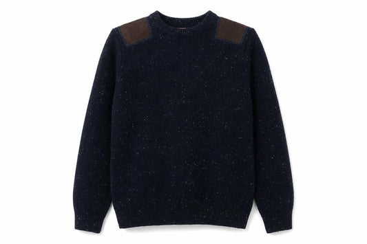 Front view of Next Men's Black Medium jumper