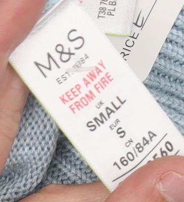 Marks and Spencer Women's Blue Pullover Jumper, Small