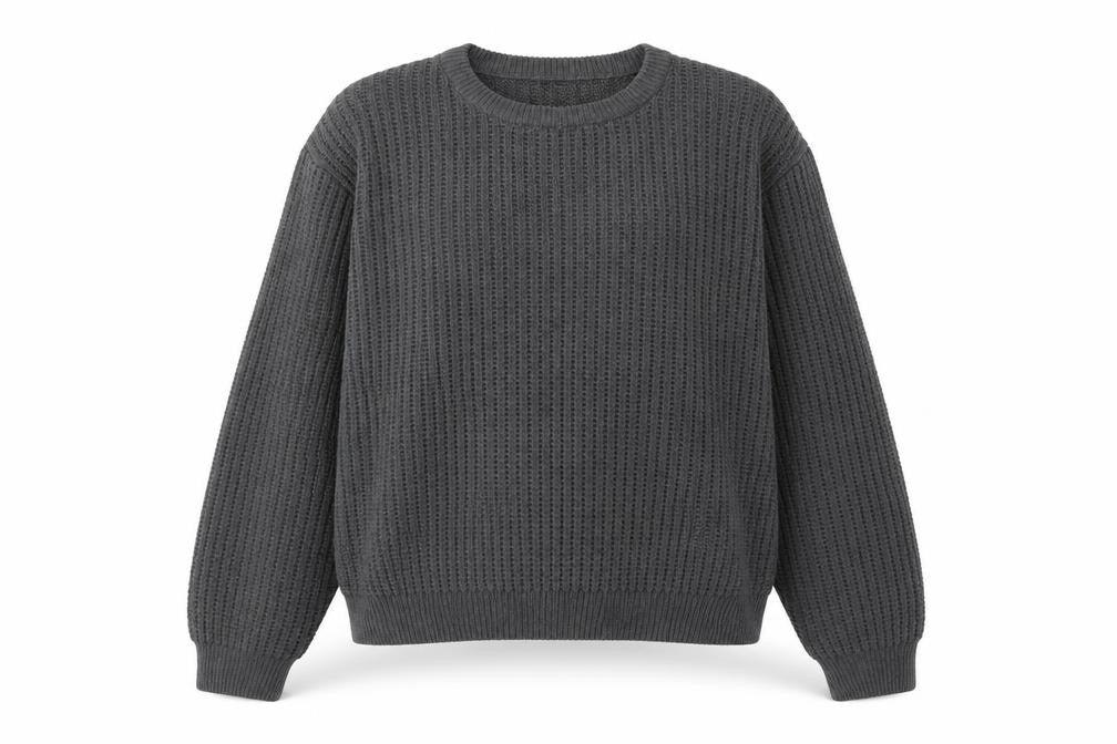 Feraud Women's Grey Knit Pullover Jumper Size L