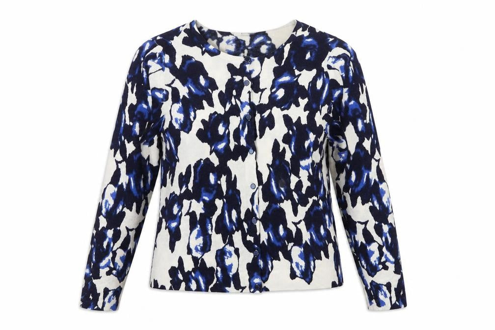 Marks & Spencer Women's Blue Cardigan, Size 10