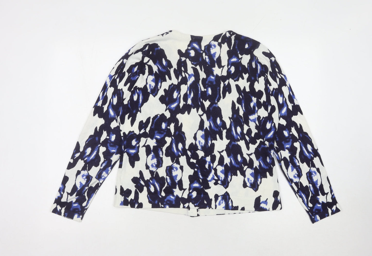 Marks and Spencer Women's Blue Cardigan, Size 10