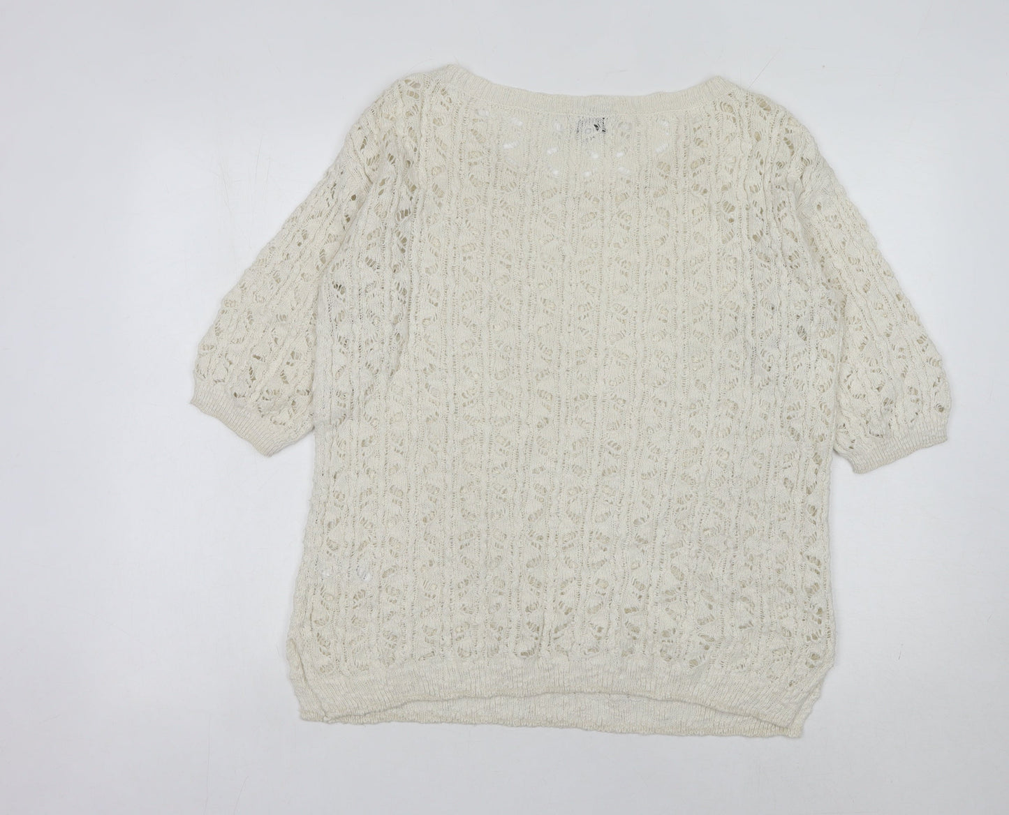 Next Women's Ivory Pullover Jumper, Size 12