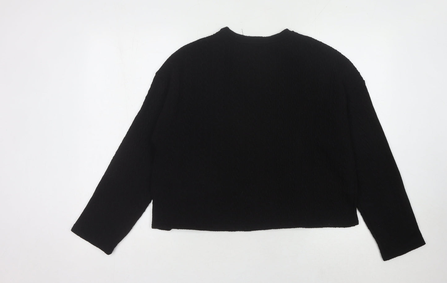 New Look Women’s Black Crew Neck Jumper Size M