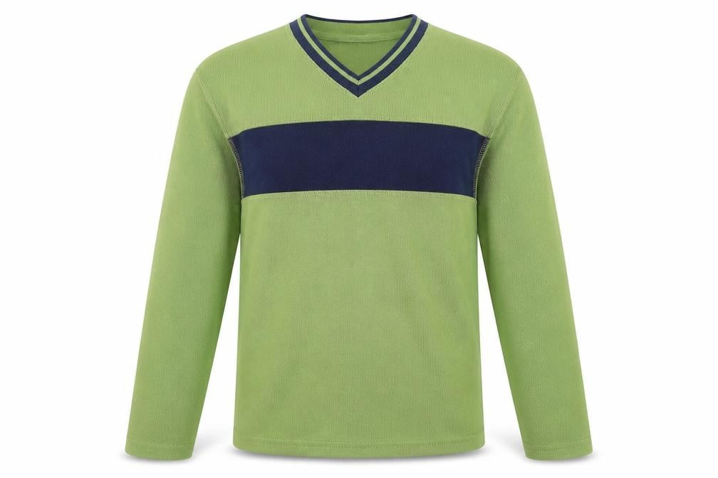 Marks & Spencer Men's Green V-Neck Pullover Jumper S