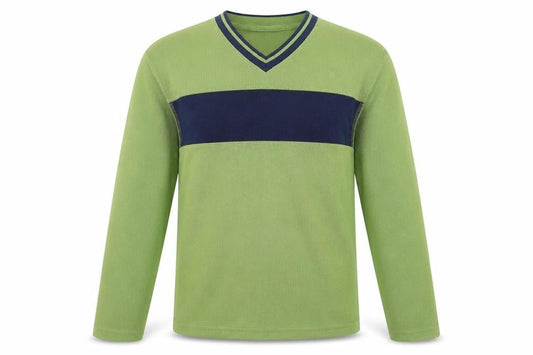 Marks & Spencer Men's Green V-Neck Pullover Jumper S