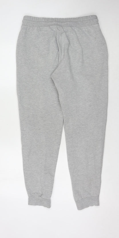 Back view of River Island Men's Grey Jogger Trousers M