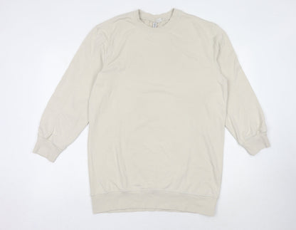 H&M Divided Women's Beige XS Sweatshirt Pullover