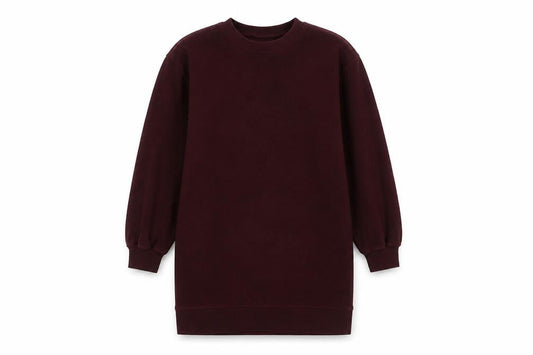 H&M Women’s Red XS Long Sleeve Crew Neck Dress