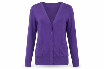 Topshop Women's Purple Cardigan Size 8